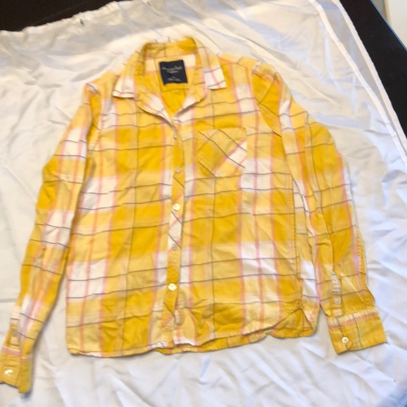 American Eagle S flannel shirt - Picture 1 of 3